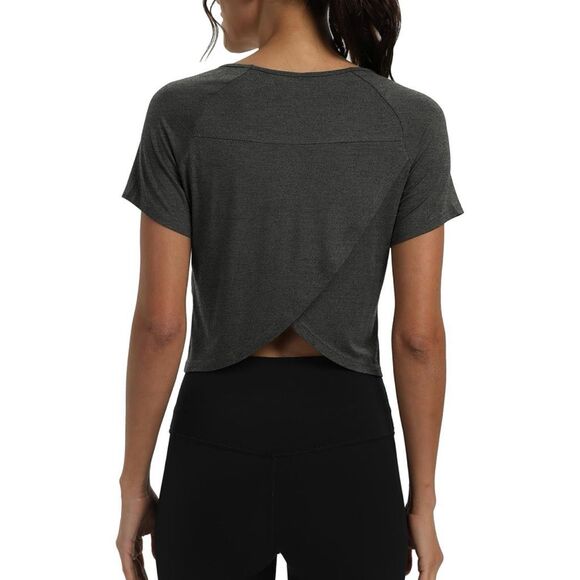 Mippo Split Back Gym Exercise Shirts - Set of 5 - Picture 8 of 11